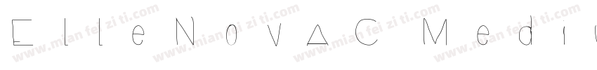ElleNovaC Medium字体转换